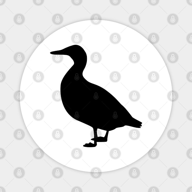 Duck  Silhouette Magnet by KC Happy Shop